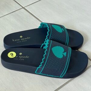 Kate Spade New York La Jolla mesh pool slide sandals.  Size 9. New without box